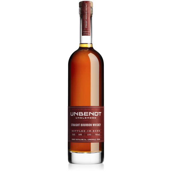 UNBENDT Straight Bourbon Bottled in Bond Texas