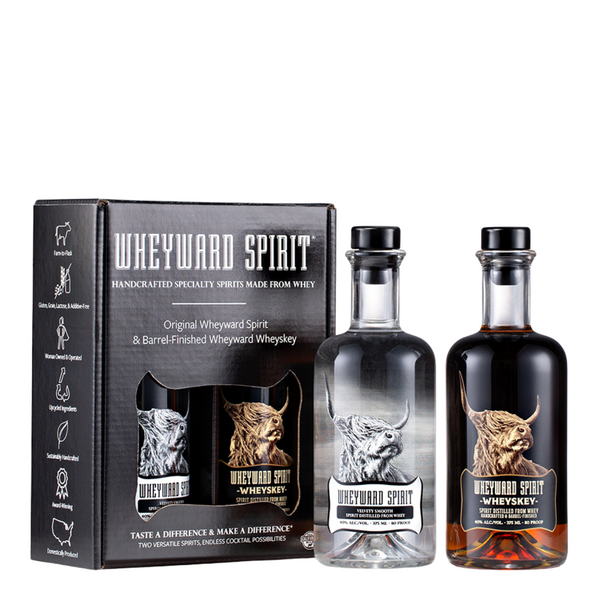 The Spirited Sampler - 2x375ml Wheyward Spirit & Wheyward Wheyskey