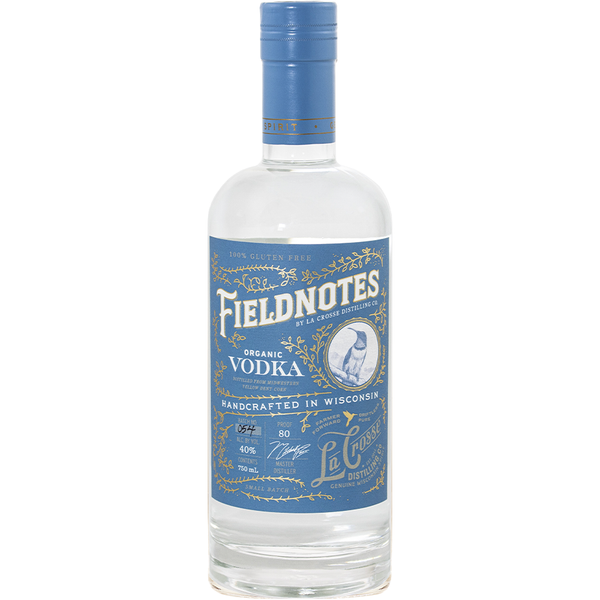 Bank Note Vodka Fieldnotes Organic Vodka