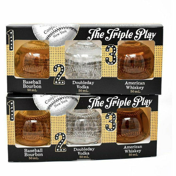 Cooperstown Distillery Mini Triple Play Box Set (Two pack)