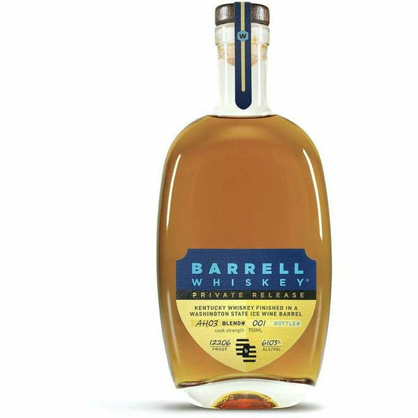 Barrell Whiskey Private Release AH03 Finished in Washington State Ice Wine Barrel