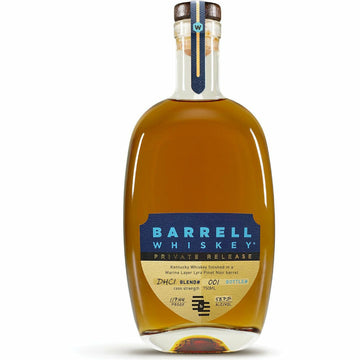 Barrell Whiskey Private Release DHC1 finished in a Marine Layer Lyra Pinot Noir Barrel