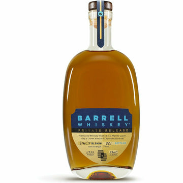 Barrell Whiskey Private Release DHC5 finished in a Marine Layer Gap's Crown Vineyard Chardonnay Barrel