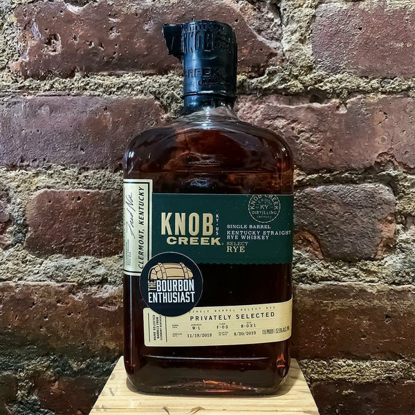 Bourbon Enthusiast x Knob Creek Rye Single Barrel Selection