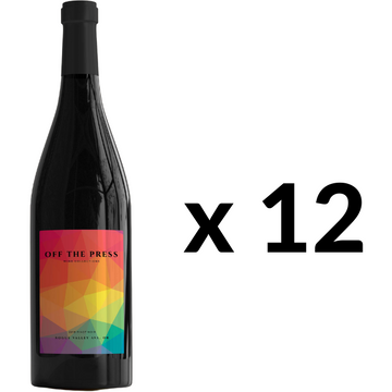 12 PACK - OFF THE PRESS 2018 ROGUE VALLEY AVA PINOT NOIR