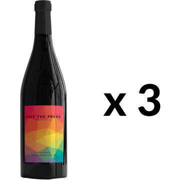 3 PACK - OFF THE PRESS 2018 ROGUE VALLEY AVA PINOT NOIR