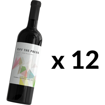 12 PACK - OFF THE PRESS 2017 SIERRA FOOTHILLS AVA RED BLEND