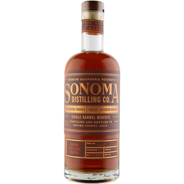 Sonoma Distilling Company Single Barrel Cherrywood Smoked Bourbon