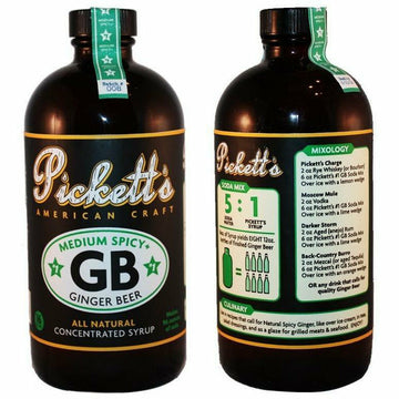 Pickett's Medium Spice Ginger Beer Syrup