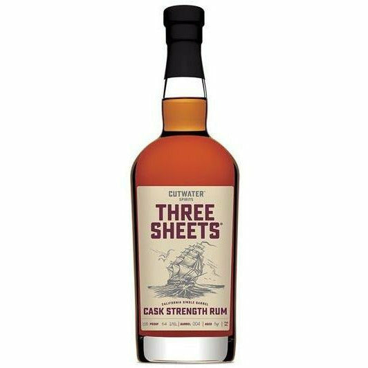 Cutwater Three Sheets Cask Strength Limited Edition Rum