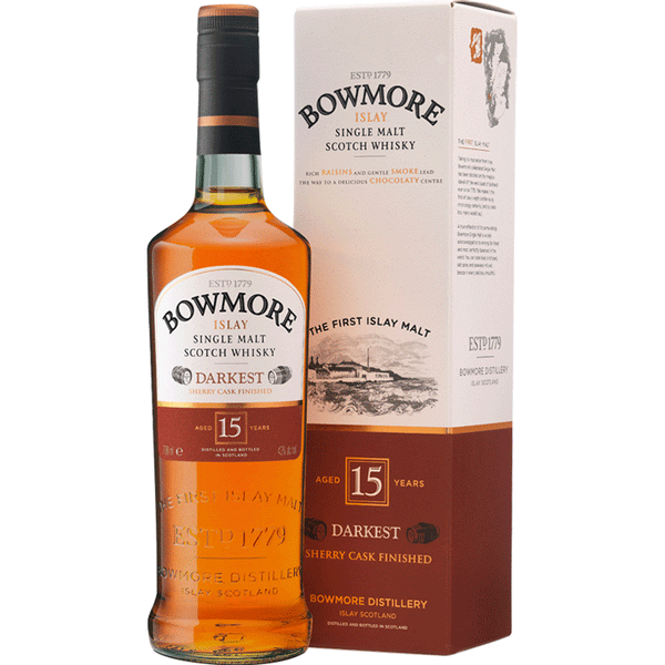 Bowmore The Darkest 15YR Single Malt Scotch Whisky