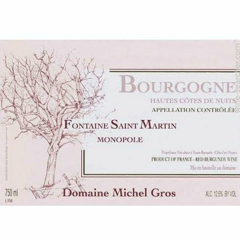 Michel Gros Hautes Cotes De Nuits Bourgogne 2105