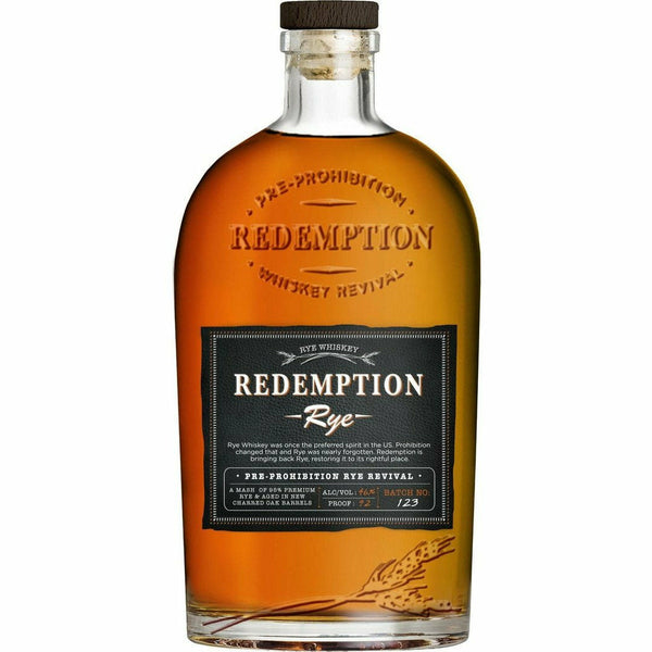Redemption Rye Straight Rye Whiskey